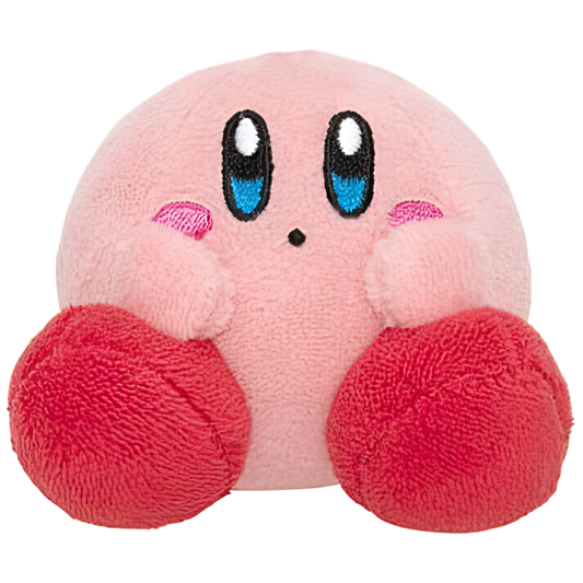KIRBY HANDS ON FEET - KIRBY'S DREAM LAND Gashapon Sitting Plush Mascot (NEW) USA