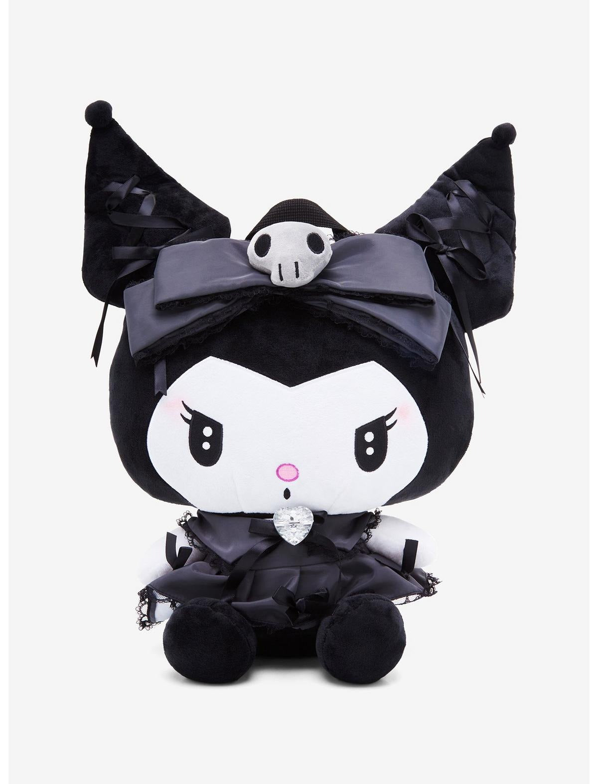 KUROMI Gothic Lolita Black Dress BACKPACK (NEW WITH TAGS, 12" x 19") Sanrio
