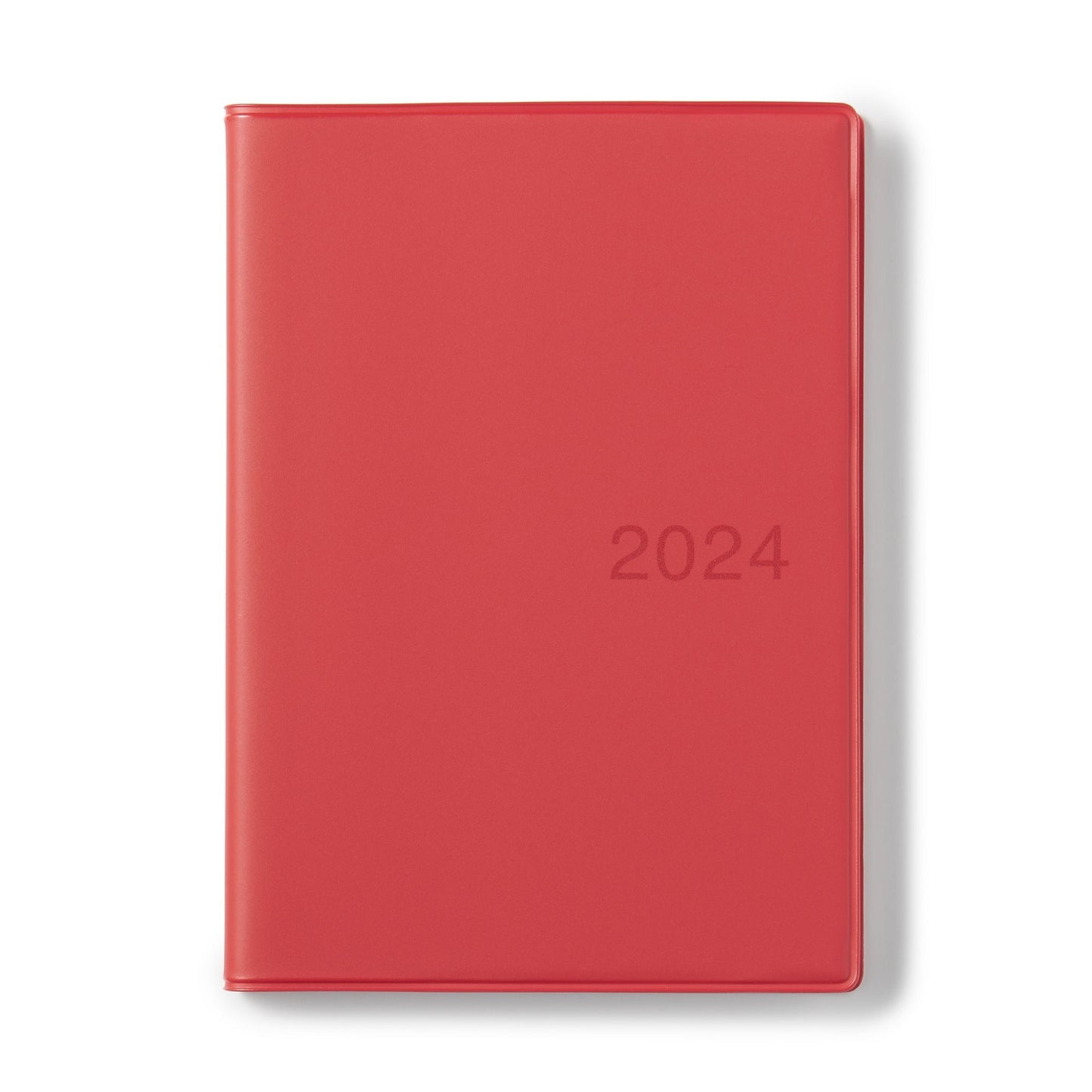 MUJI 2024 - Monthly / Weekly / Yearly Planner RED A6 (Starts December 23) USA