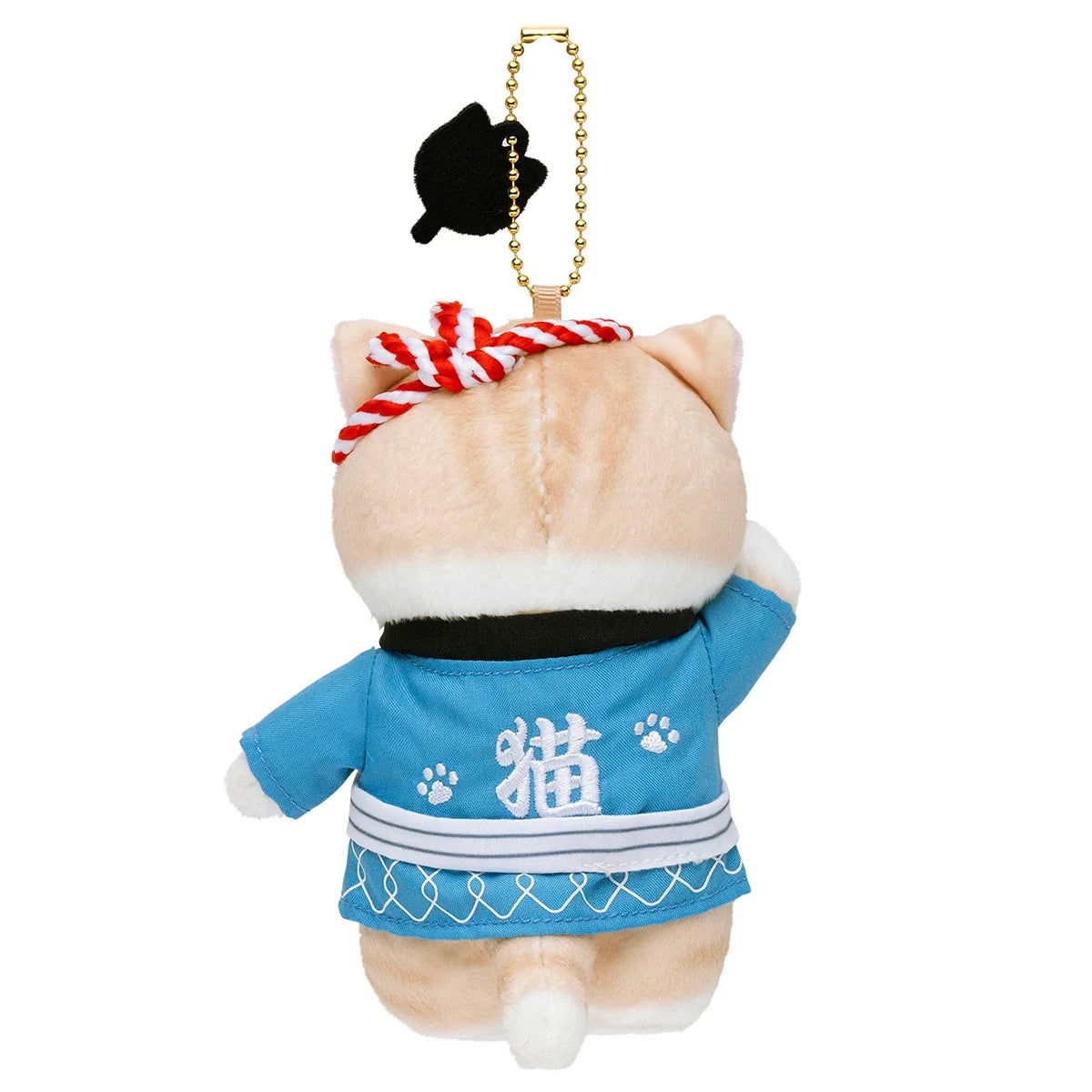 MOFUSAND Festival Danyan Mascot - 5.5" Blue Happy Cat Plush (NEW) USA Ship!