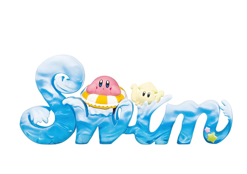 #3 SWIM - Kirby and Words RE-MENT Collectible Figure (BRAND NEW) From USA!