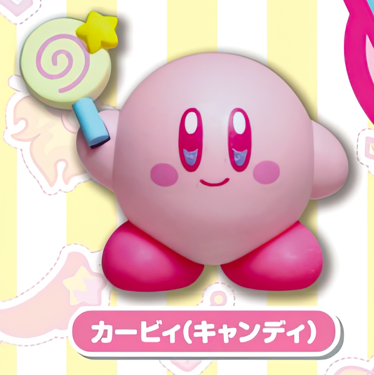 KIRBY WITH CANDY - KIRBY'S SUTEKI! MUTEKI! Gashapon Capsule Figure (NEW) TAKARA