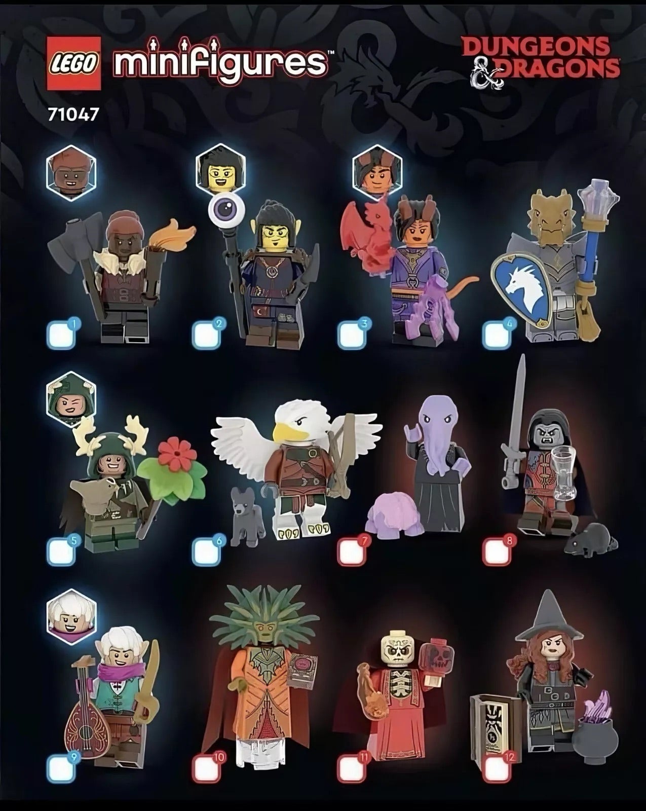 HALF DRUID - LEGO Dungeons & Dragons Minifigure (NEW) #71407 - Unsealed / Verified