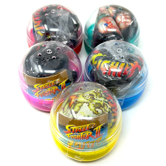 Street Fighter II Eco Bags Gacha Collection from PROOF (NEW, 2023) FULL SET of 5! RARE & HTF!
