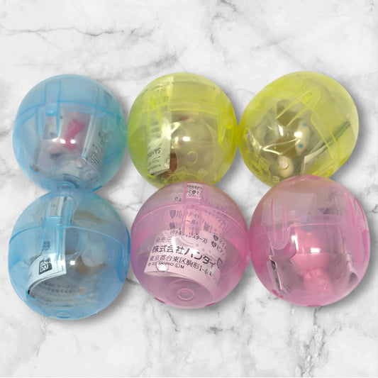 HUGCOT Sanrio Characters 4 - BanDai Gashapon Figures (NEW) COMPLETE SET OF 6!