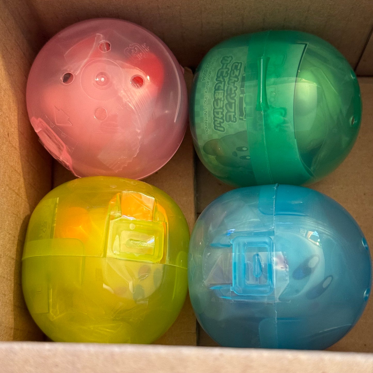 Kirby's Dreamland Wii Deluxe KORONTO Sofubi GASHAPON Figures (NEW) Full Set of 4