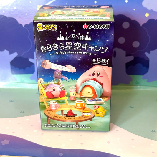 LET'S GO CAMPING - Kirby's Starry Sky Camp RE-MENT Collectible Set (NEW) 2025