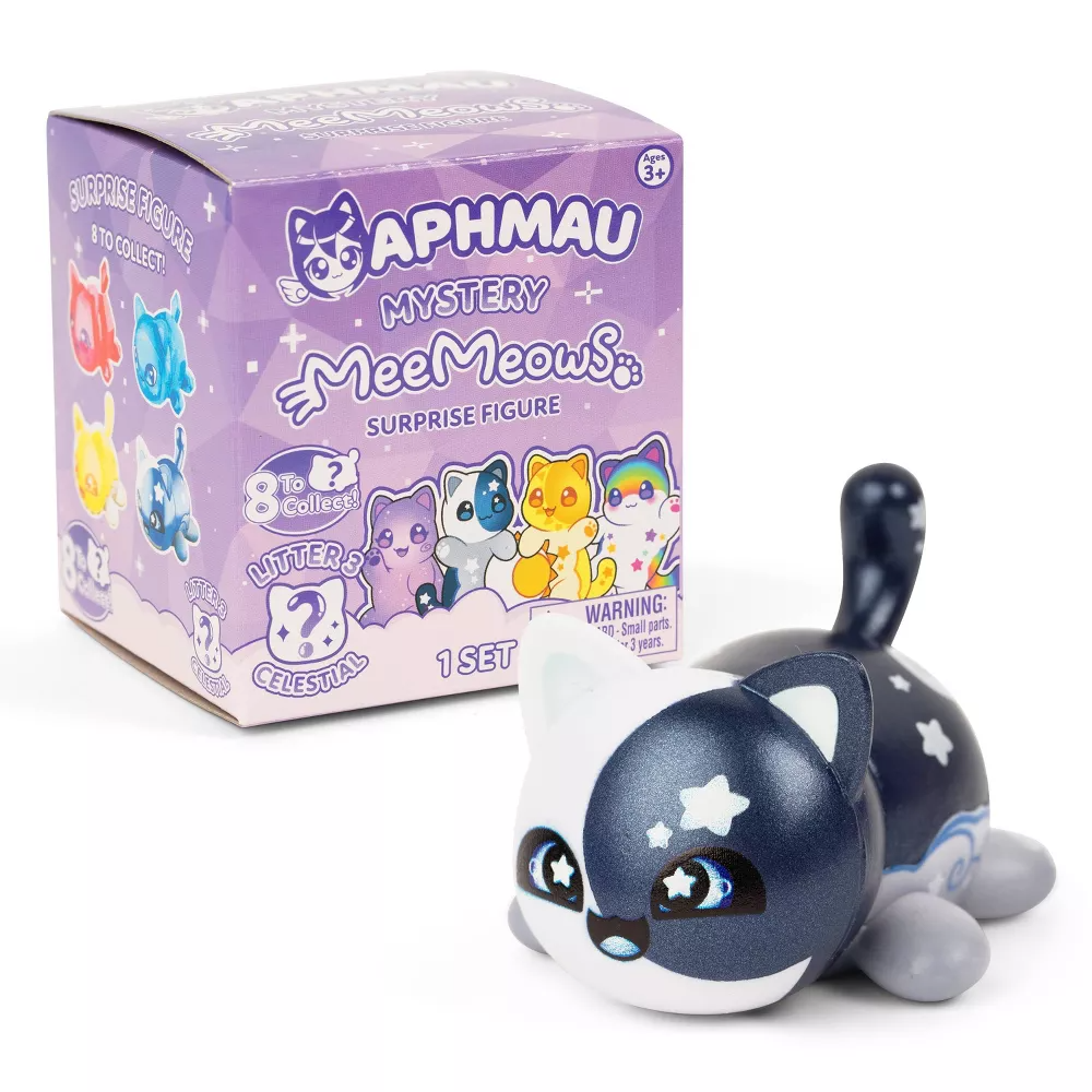 MOON CAT - MeeMeows Mystery Cat Figure Litter 3 from Aphmau (NEW) Cute Kitty