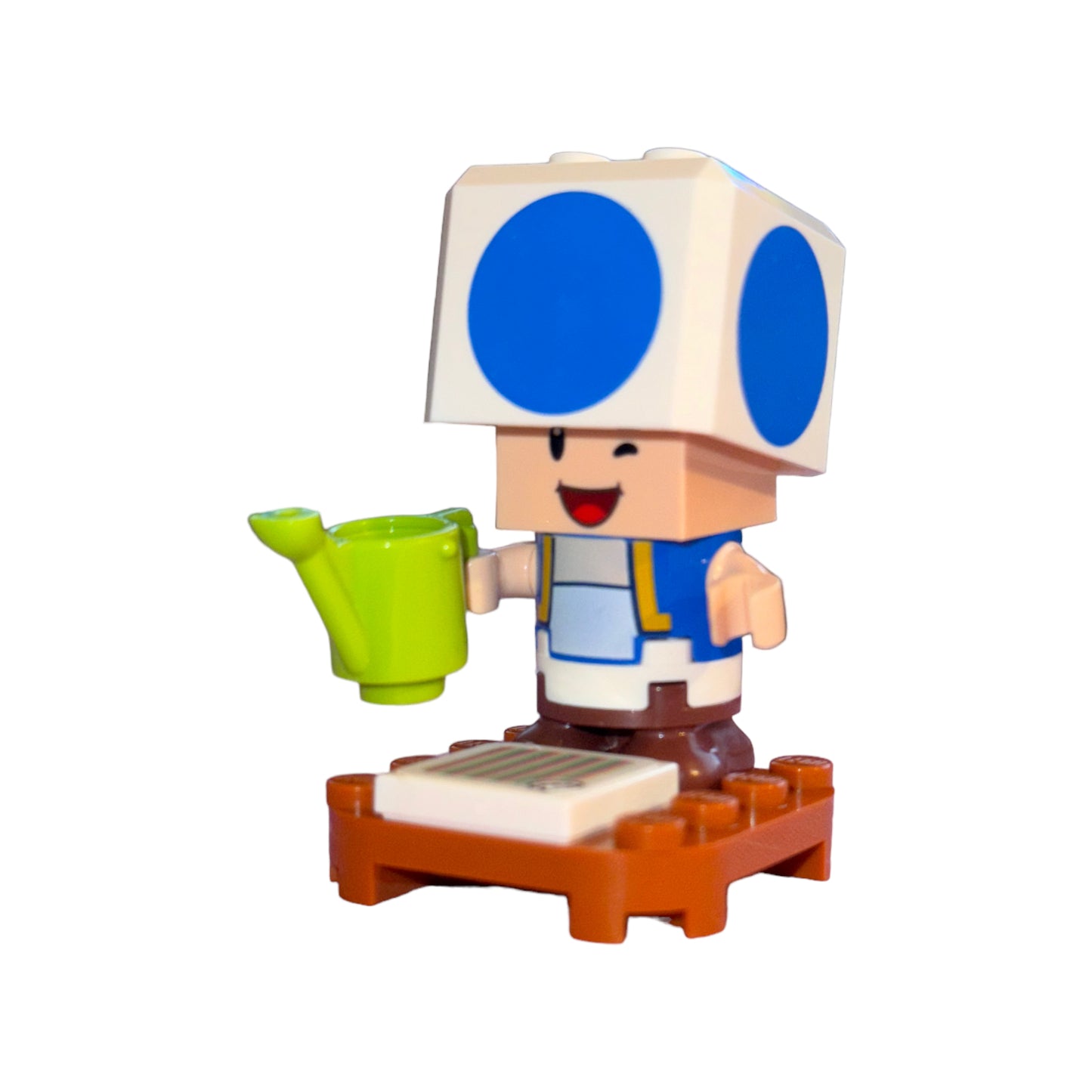 BLUE TOAD Winking Minifigure (LEGO Super Mario) NEW Unsealed / RARE From #71419
