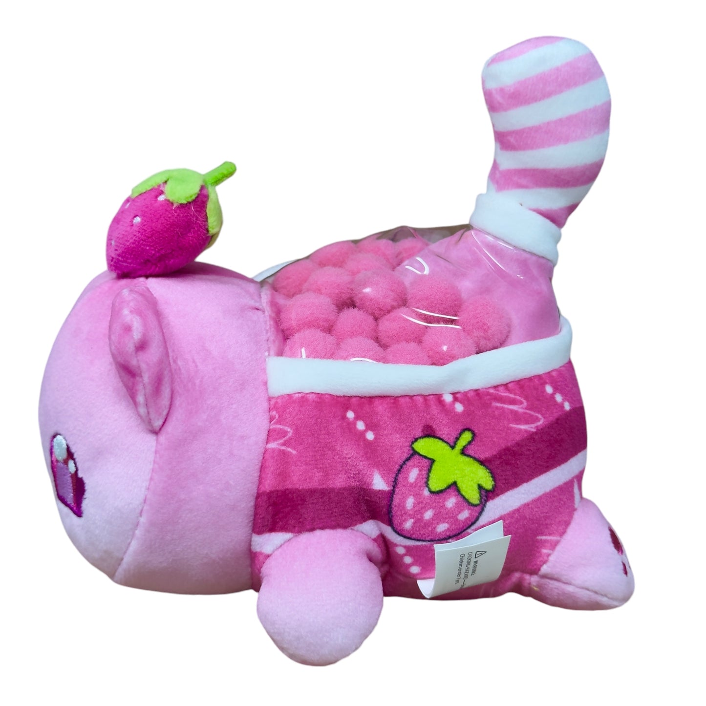 STRAWBERRY BOBA CAT - Carnival Treats MeeMeows 5" Aphmau (NEW) ULTRA RARE Plush