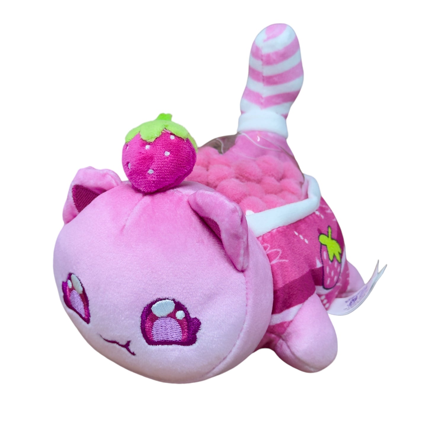 STRAWBERRY BOBA CAT - Carnival Treats MeeMeows 5" Aphmau (NEW) ULTRA RARE Plush