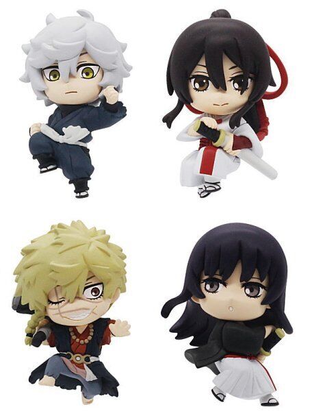 HELL'S PARADISE Jigokuraku Pyonkore Gashapon Figures (NEW) FULL SET OF ALL 4!