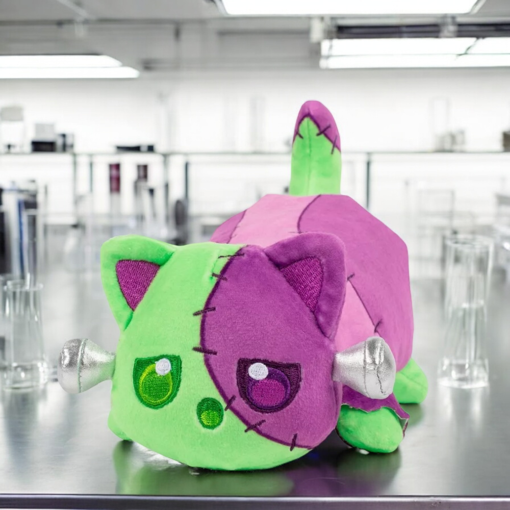 FRANKENSTEIN CAT - MeeMeows HALLOWEEN 6" Plush (NEW) 2024 Aphmau Mystery Plushie