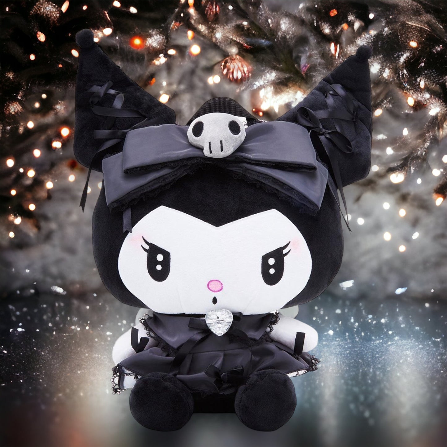 KUROMI Gothic Lolita Black Dress BACKPACK (NEW WITH TAGS, 12" x 19") Sanrio