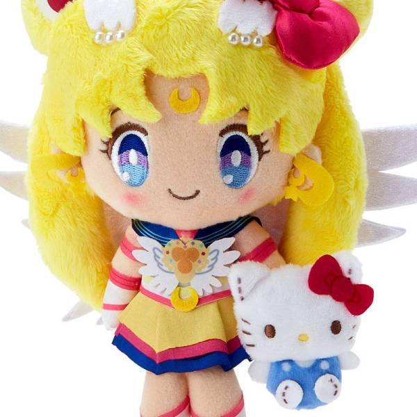 ETERNAL SAILOR MOON x HELLO KITTY Plush - Sailor Moon Cosmos x Sanrio (NEW) RARE