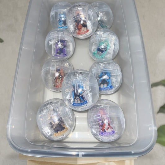Genshin Impact Acrylic Charm Keychains vol 4 Gashapon (NEW) Complete Set ALL 10!