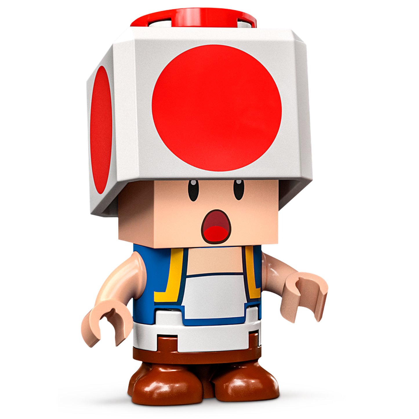 TOAD (RED) Minifigure (LEGO Super Mario) BRAND NEW Unsealed - RARE (From #71407)