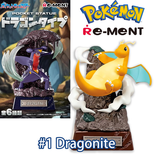 DRAGONITE - Pokemon Pocket Statue RE-MENT Dragon Type #1 (NEW) 2024