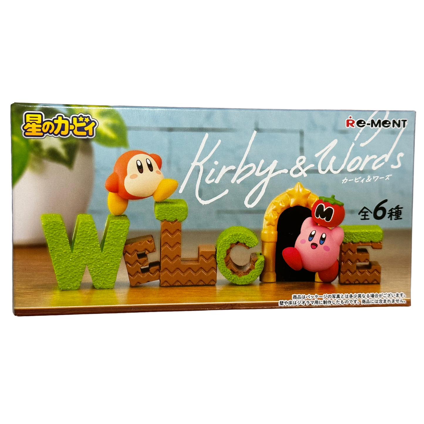#1 WELCOME - Kirby and Words RE-MENT Collectible Figure (BRAND NEW) From USA!
