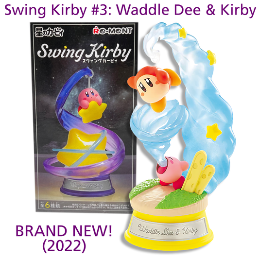 WADDLE DEE & KIRBY - Kirby Swing Collection RE-MENT Figure #3 (NEW) 2022 - USA!