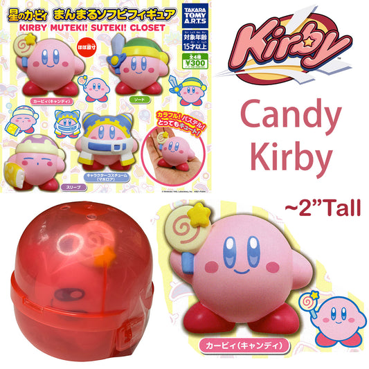 CANDY KIRBY - KIRBY Suteki! Muteki! Closet Collection LARGE GASHAPON (NEW)