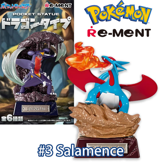 SALAMENCE - Pokemon Pocket Statue - RE-MENT - Dragon Type #3 (NEW) 2024