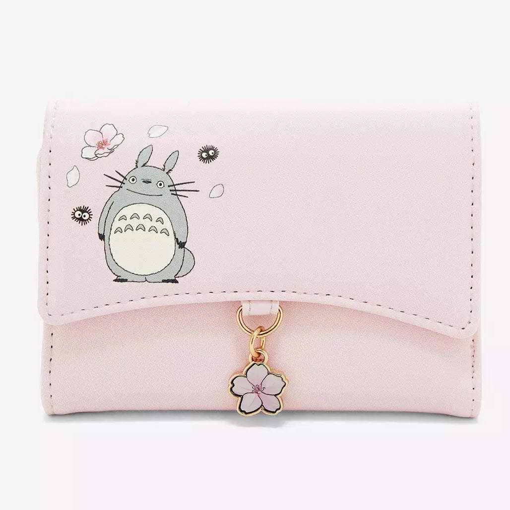 My Neighbor Totoro Cherry Blossom Wallet Licensed Studio Ghibli Anime (NEW) NWT