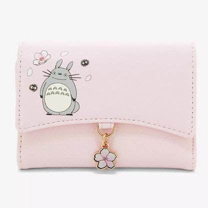 My Neighbor Totoro Cherry Blossom Wallet Licensed Studio Ghibli Anime (NEW) NWT