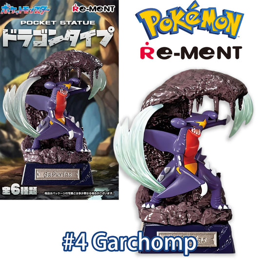 GARCHOMP - Pokemon Pocket Statue - RE-MENT - Dragon Type #4 (NEW) 2025