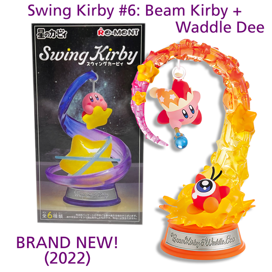 BEAM KIRBY & WADDLE DEE - Kirby Swing Collection RE-MENT Figure #6 (NEW) 2022