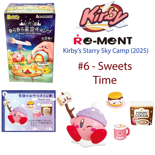 SWEETS TIME - RE-MENT Set - Kirby’s Dream Land Starry Sky Camp #6 (NEW) 2025