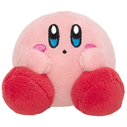 KIRBY HANDS ON FEET - KIRBY'S DREAM LAND Gashapon Sitting Plush Mascot (NEW) USA