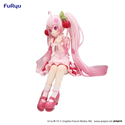 SAKURA MIKU 2025 Anime Noodle Stopper Figure (NEW) Hatsune Miku FuRyu Prize Figure