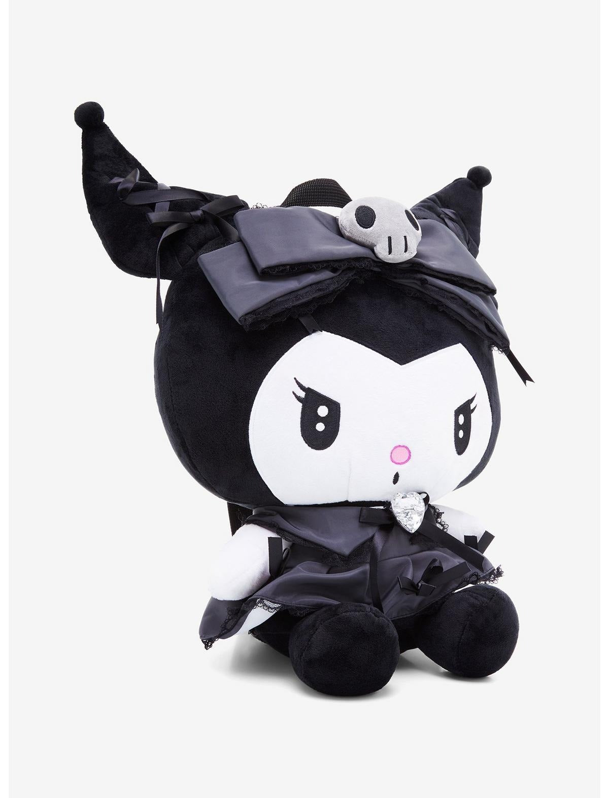 KUROMI Gothic Lolita Black Dress BACKPACK (NEW WITH TAGS, 12" x 19") Sanrio