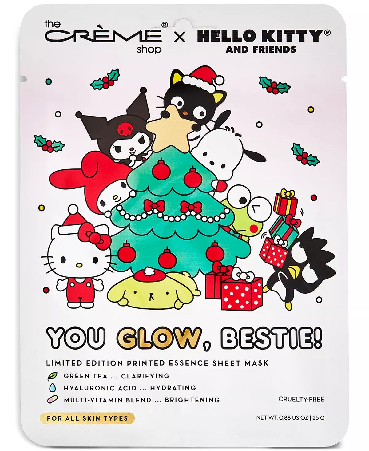 THE CREME SHOP x HELLO KITTY You Glow Bestie (NEW x 8 Masks) All Skin Types!