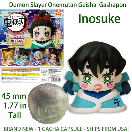 INOSUKE - DEMON SLAYER Onemutan GEISHA Stasto Gashapon Gacha Figure (NEW) USA!