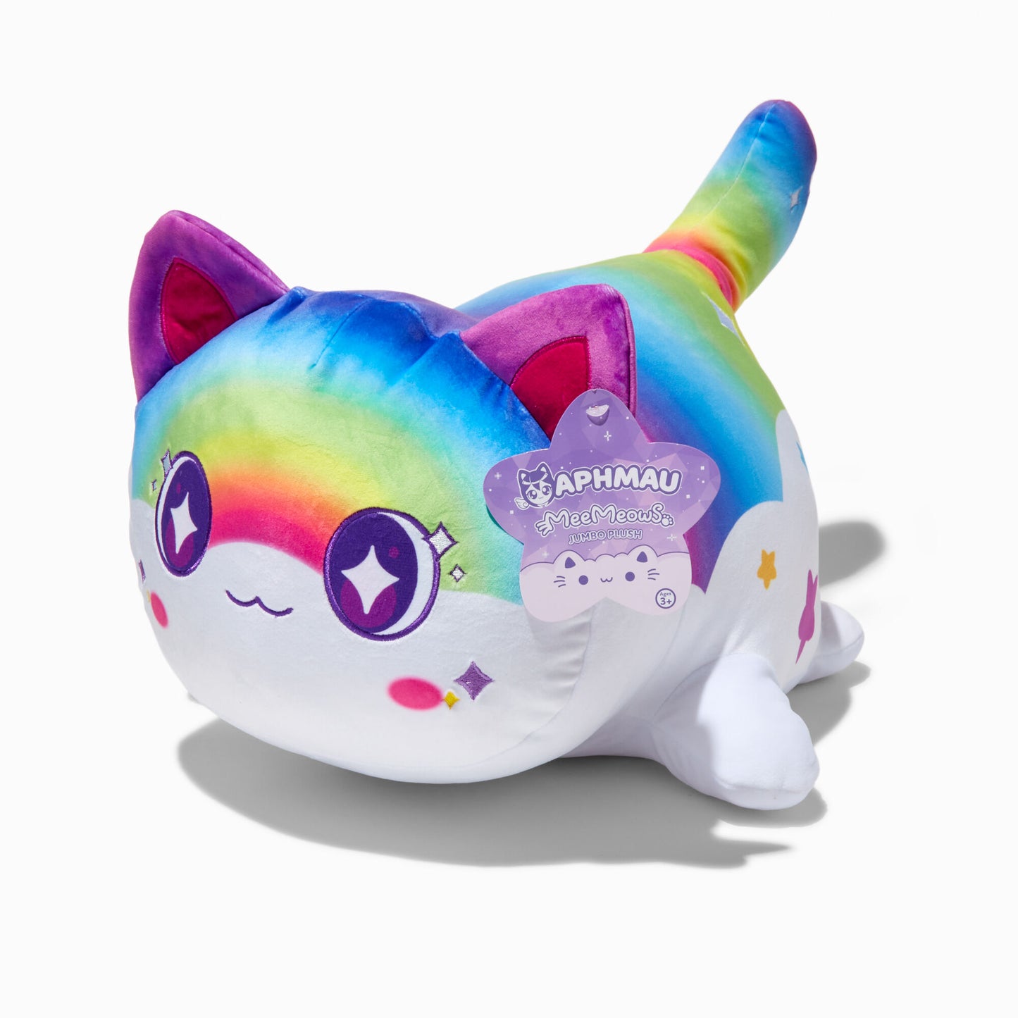 RAINBOW CAT (Large 18" Size) - MeeMeows from Aphmau (BRAND NEW) Extra Large Kitty Plush!
