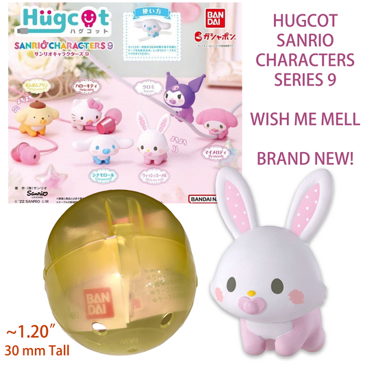 WISH ME MELL - HUGCOT Sanrio Characters 9 BanDai Gashapon Figure (NEW) USA SHIP!