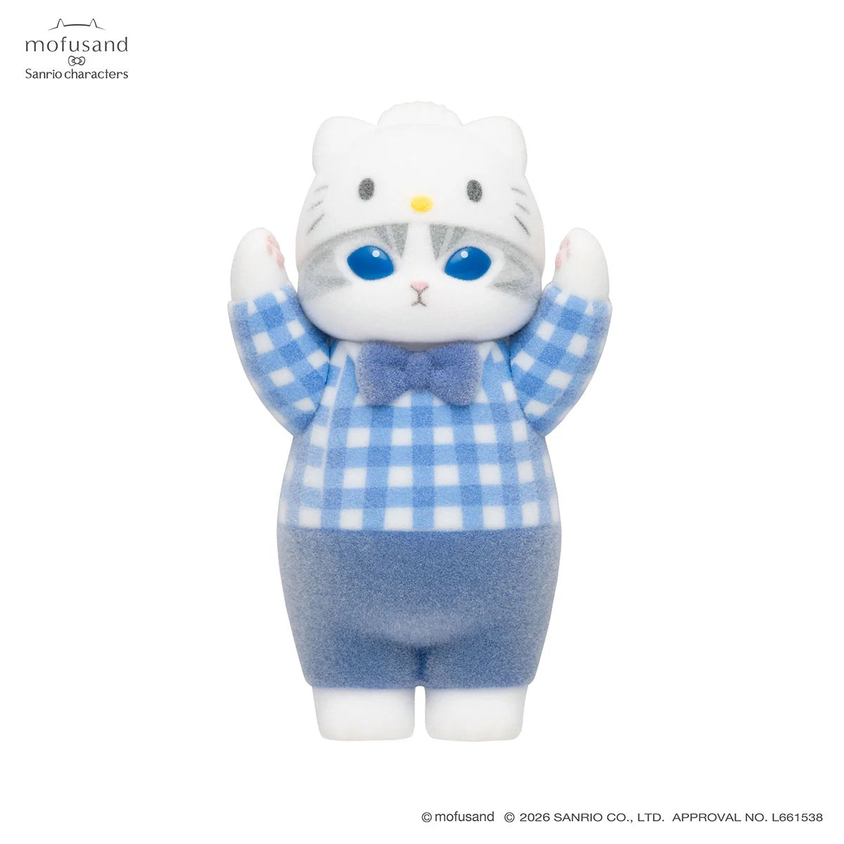 Mofusand x Sanrio Characters Mofumofu Flocked Figure Collection Vol. 1 Blind Box (NEW) [Sold Individually]