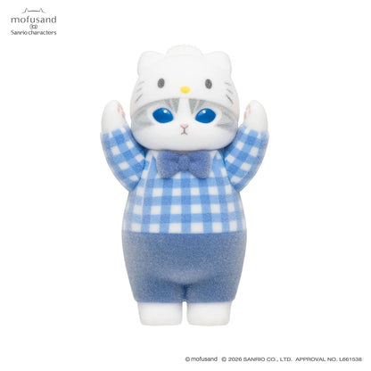 Mofusand x Sanrio Characters Mofumofu Flocked Figure Collection Vol. 1 Blind Box (NEW) [Sold Individually]
