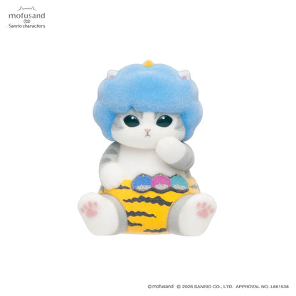 Mofusand x Sanrio Characters Mofumofu Flocked Figure Collection Vol. 1 Blind Box (NEW) [Sold Individually]