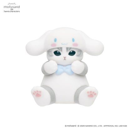 Mofusand x Sanrio Characters Mofumofu Flocked Figure Collection Vol. 2 Blind Box (NEW) [Sold Individually]