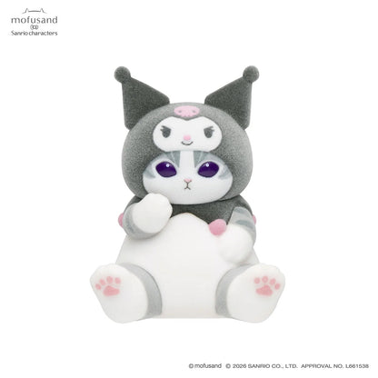 Mofusand x Sanrio Characters Mofumofu Flocked Figure Collection Vol. 2 Blind Box (NEW) [Sold Individually]