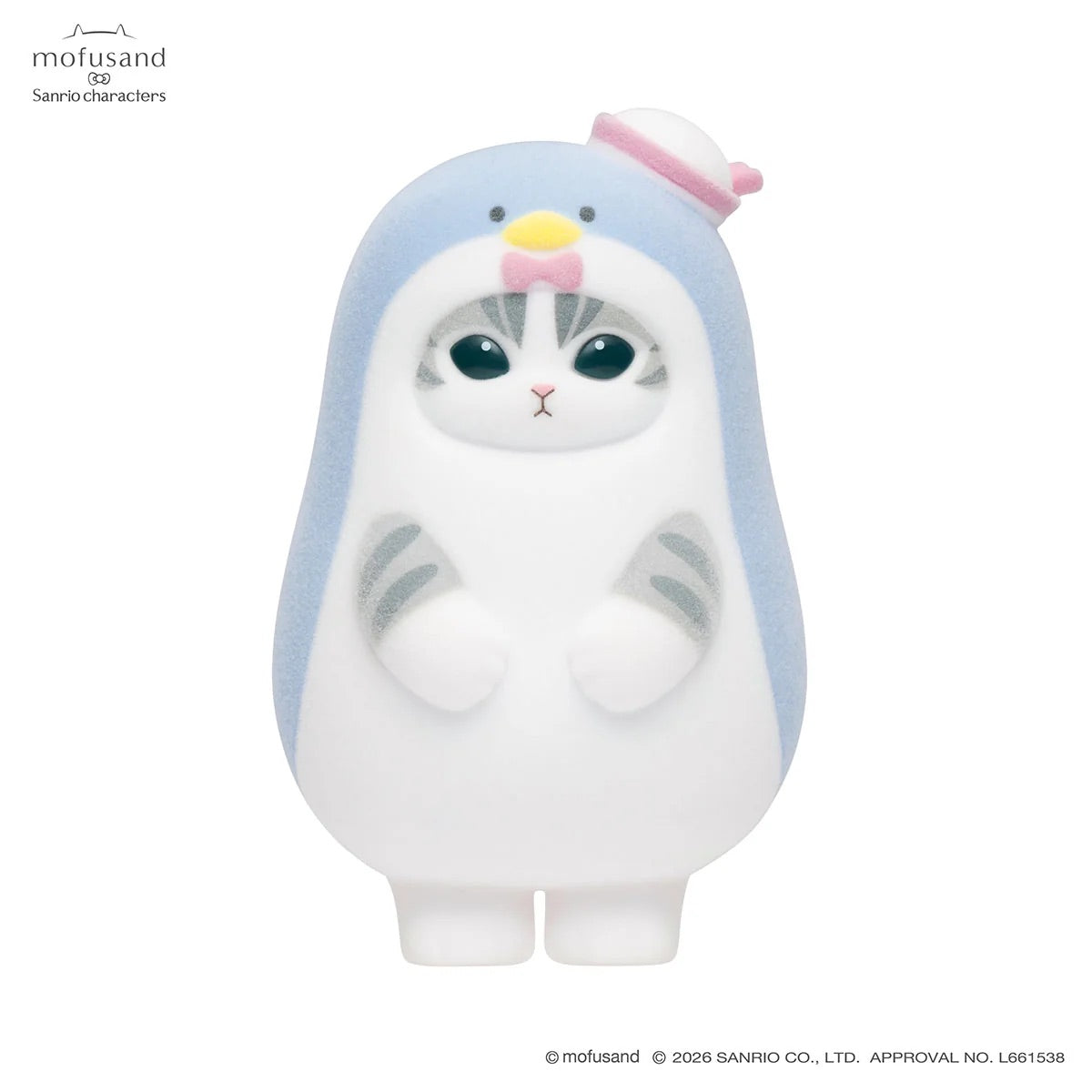 Mofusand x Sanrio Characters Mofumofu Flocked Figure Collection Vol. 2 Blind Box (NEW) [Sold Individually]