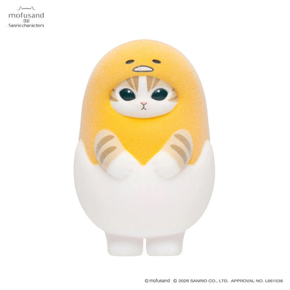 Mofusand x Sanrio Characters Mofumofu Flocked Figure Collection Vol. 2 Blind Box (NEW) [Sold Individually]