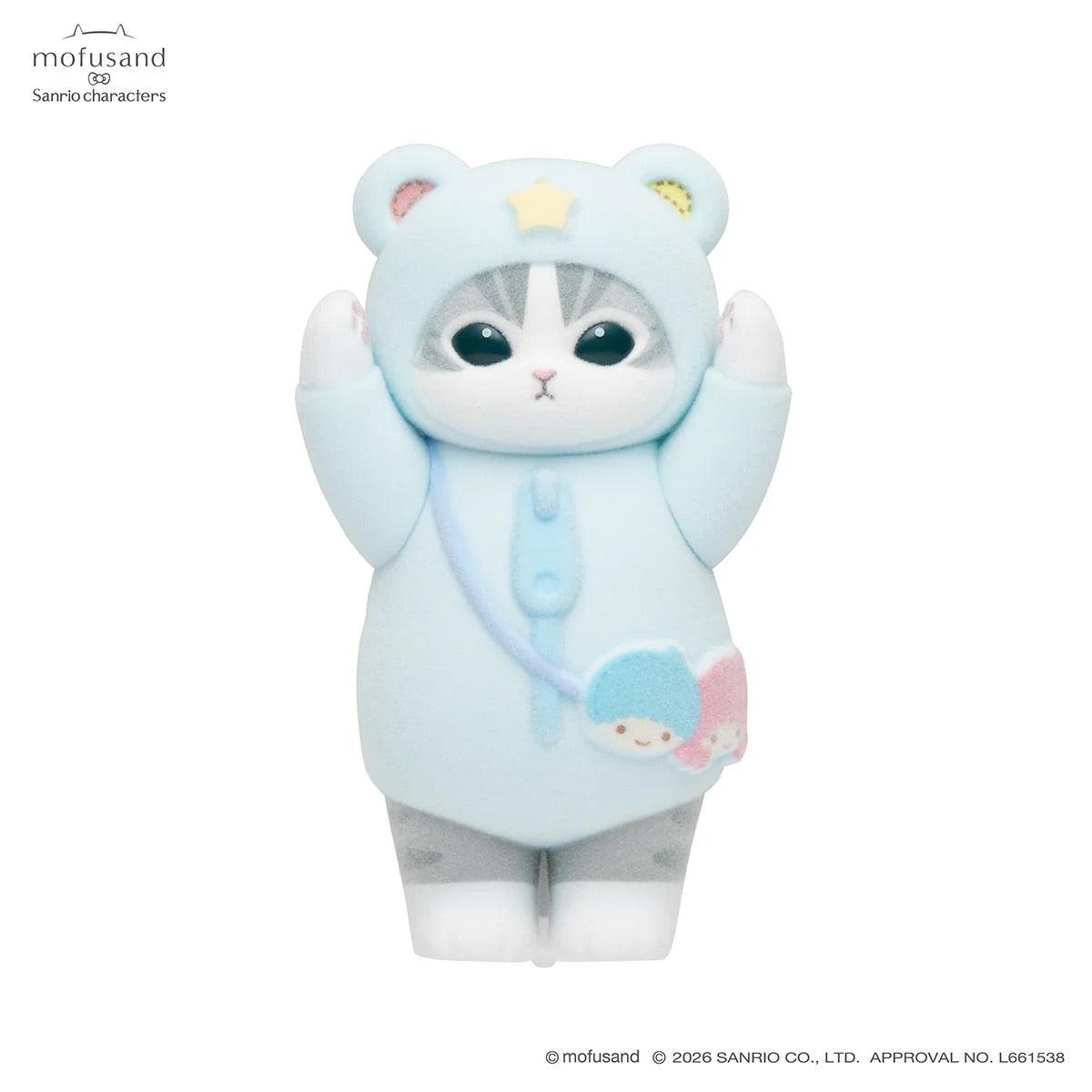 Mofusand x Sanrio Characters Mofumofu Flocked Figure Collection Vol. 3 Blind Box (NEW) [Sold Individually] (Copy)