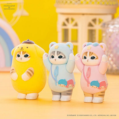 Mofusand x Sanrio Characters Mofumofu Flocked Figure Collection Vol. 3 Blind Box (NEW) [Sold Individually] (Copy)