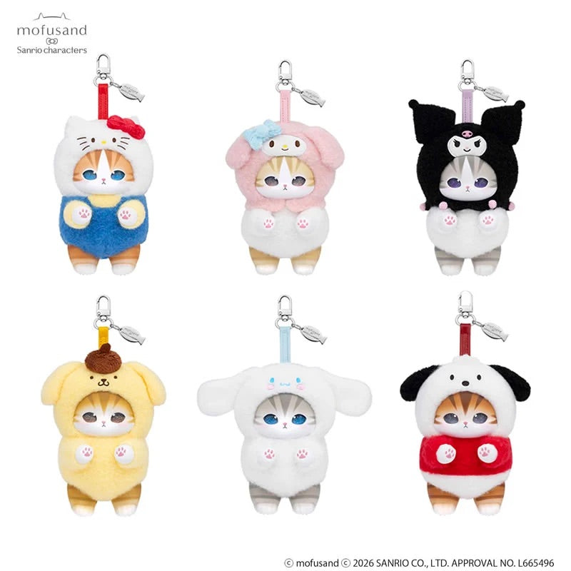 mofusand x Sanrio Kiramekko Plush Bag Charms (NEW, 2026) [You Choose!]