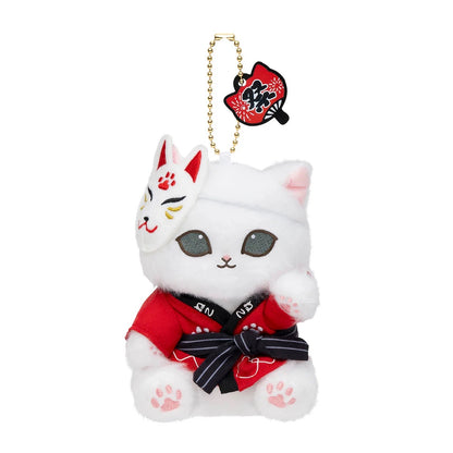 MOFUSAND Festival Danyan Mascot - 5" Red Happy Cat Plush (NEW) USA Ship!