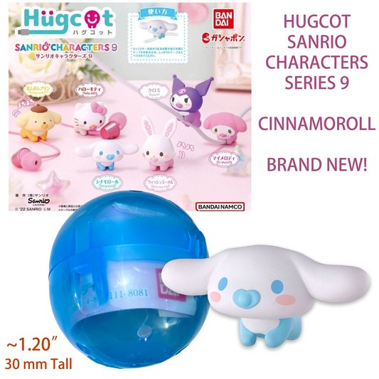 CINNAMOROLL - HUGCOT Sanrio Characters 9 BanDai Gashapon Figure (NEW) USA SHIP!